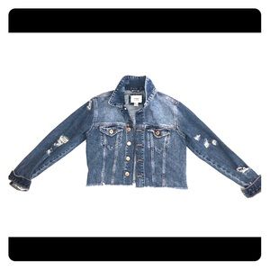 Cropped Jean-jacket